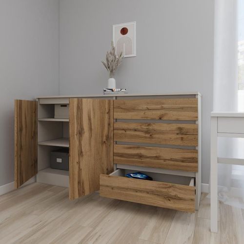 купить Комод Smartex (16118) Т2 160cm Kashemir+Stejar Inchis в Кишинёве 