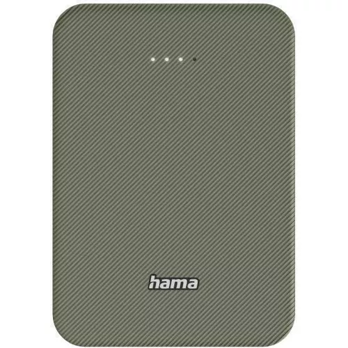 купить Аккумулятор внешний USB (Powerbank) Hama 201713 Colour 10 Power Pack, 10000 mAh, 2 Outputs: USB-C, USB-A, green в Кишинёве 