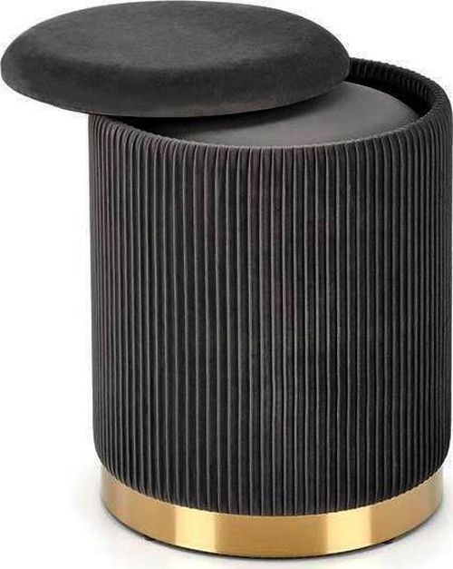 купить Пуф Halmar MONTY-2 black в Кишинёве 