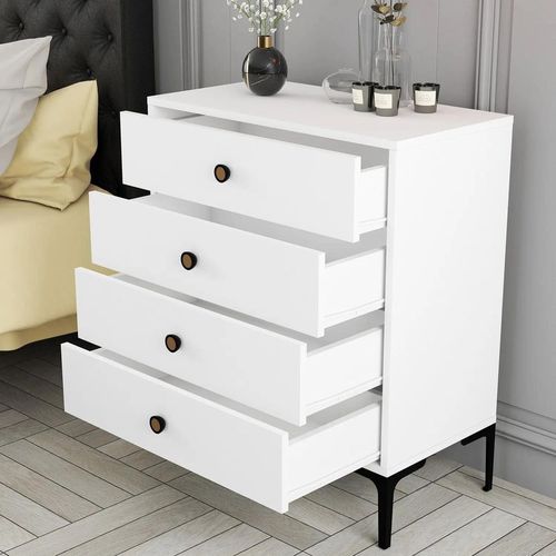 купить Комод Trendy Lizbon 542-Alb 76x90x40cm (GTR001662) в Кишинёве 