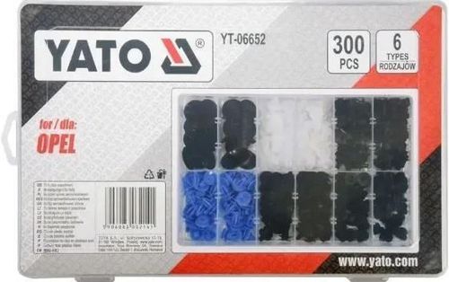 cumpără Accesoriu auto Yato YT06652 Set 300 clipsuri tapiterie Opel în Chișinău 