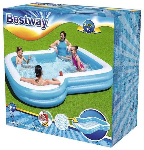 купить Бассейн надувной Bestway 54321BW Sunny 305х274х46cm в Кишинёве 