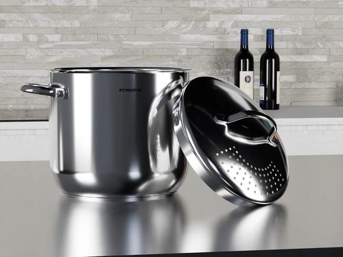 купить Кастрюля Pensofal PastaSì con coperchio per scolare 20 cm в Кишинёве 