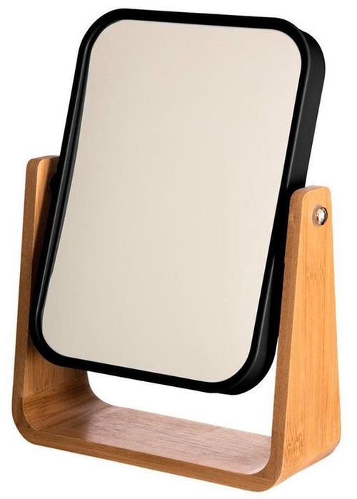cumpără Oglindă cosmetică 5five 56156 Oglinda de masa 22x16x6cm, negru, bambus în Chișinău 