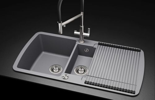 cumpără Sifon pentru chiuvetă bucătărie Helika-AquaSanita AQL-003V Stainless Steel + Plastic în Chișinău 