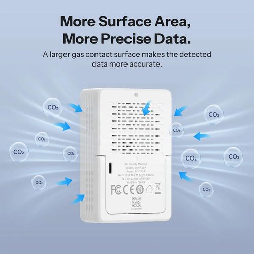 cumpără Senzor Sonoff Matter Over Wi-Fi Air Quality Monitor AirGuard CO2 (SAWF-08P) în Chișinău 