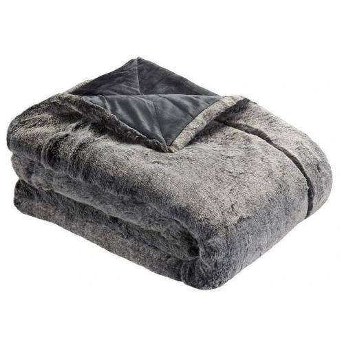 cumpără Cuvertură Bugatti fashion 3885/800 Fur blanket bugatti 150х200 Grey în Chișinău 