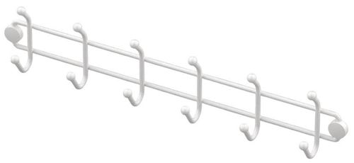 cumpără Cârlig baie Teknotel MG796 Cuier de perete 33x16x14cm, metal alb în Chișinău 