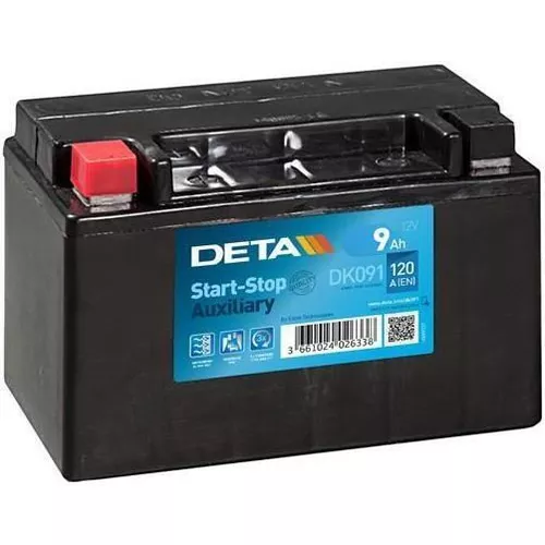 cumpără Acumulator auto Deta DK091 Start&Stop, auxiliar în Chișinău 