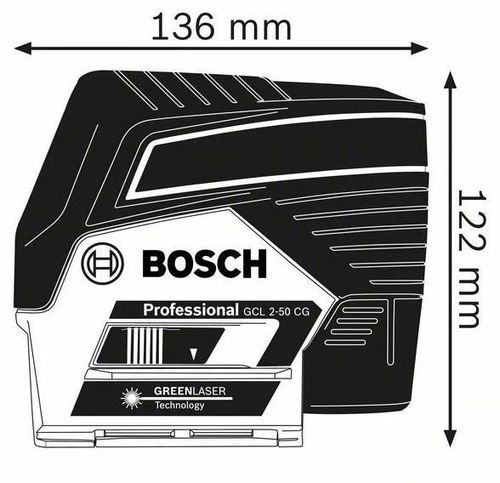 купить Нивелир лазерный Bosch GCL2-50CG 0601066H03 в Кишинёве 