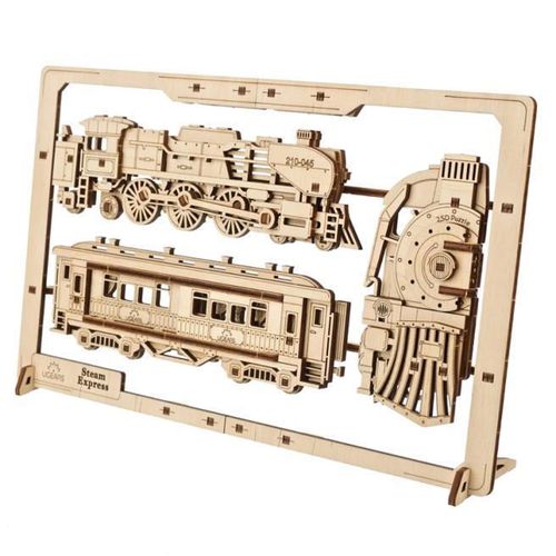 cumpără Set de construcție Ugears 57176 Trenul în ramă în Chișinău 