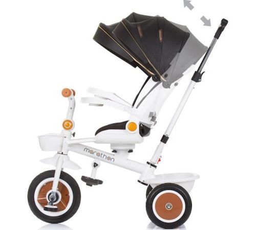 купить Велосипед-коляска Chipolino TRKMRT02402BW Marathon black/white в Кишинёве 