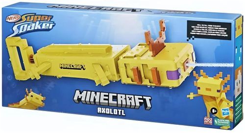 купить Игрушка Hasbro F7601 Бластер NER SOA Water blaster Minecraft Axolotl в Кишинёве 
