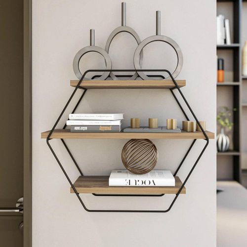купить Полка декоративная Trendy Azra 60x52x20cm (GTR005421) в Кишинёве 