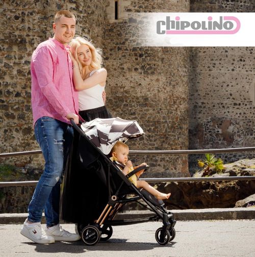 купить Детская коляска Chipolino MOVE ON LKMO02301BW black/white в Кишинёве 