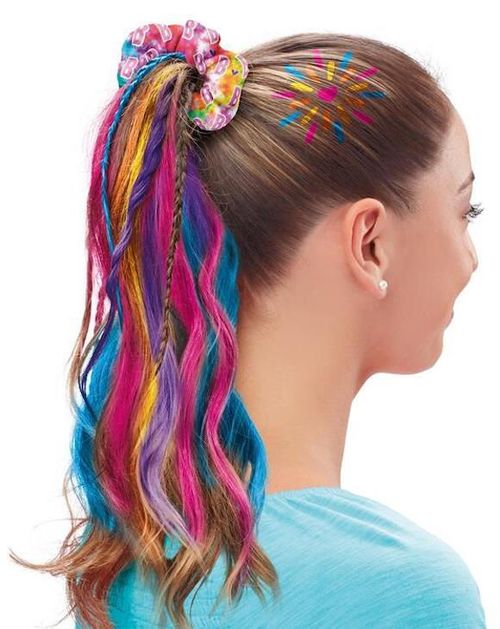 купить Набор для творчества miscellaneous 34050INT Набор для девочек Barbie Rainbow Tie-Dye Hair Designer Cra-Z-Art в Кишинёве 