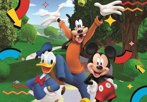 купить Пазл Clementoni 104 MAXI: Clubul Mickey Mouse 20 (25018) в Кишинёве 