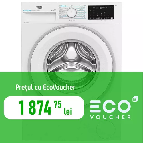 купить Стиральная машина с фронтальной загрузкой Beko B3WFU49215WWES в Кишинёве 