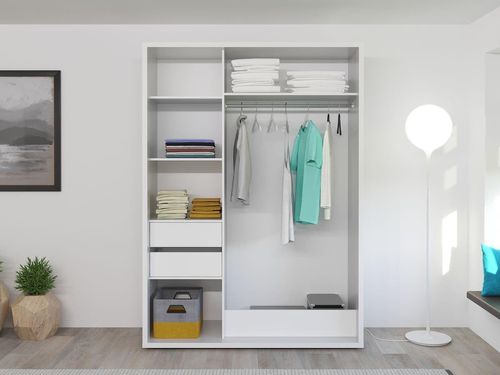 cumpără Dulap Bayro Parma 1600x2250x600 белый, купе în Chișinău 