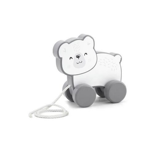 купить Игрушка каталка Viga 44001 Jucărie de tras, cu șiret Urs Polar в Кишинёве 