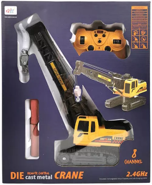 cumpără Jucărie cu telecomandă New World 690-A1 Macara de metal cu t/c, acum, USB, lumina, sunet, 722042 în Chișinău 