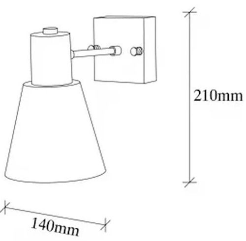 cumpără Candelabru de perete Trendy Lampa de perete Palnie-13091 14x21x24cm în Chișinău 