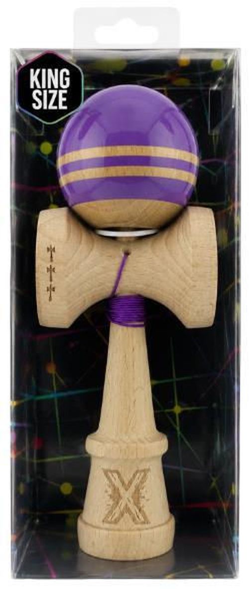 купить Активная игра Essa 164341 Kendama Flippy X Original Rainbow, King Size, indigo-maro в Кишинёве 