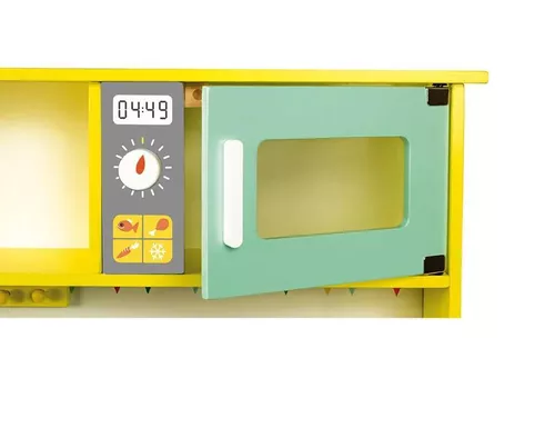 купить Игрушечная кухня и посуда Janod J06564 Kitchen Happy Day Playset в Кишинёве 
