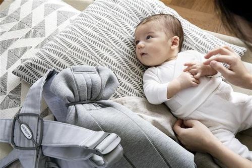 Анатомический рюкзак-кенгуру BabyBjorn Mini Light Grey 