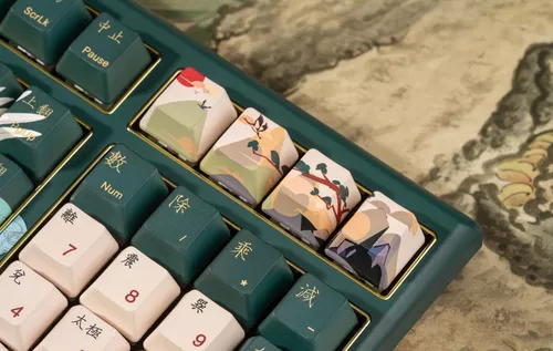 купить Игровая клавиатура Varmilo VBS108 Crane Cherry Mx Red в Кишинёве 