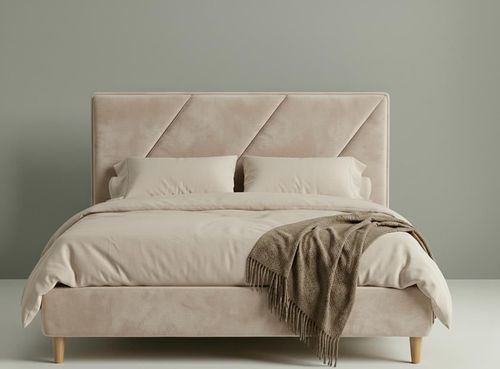 cumpără Pat SidiM Stefania 160, узор 6, London 02 în Chișinău 