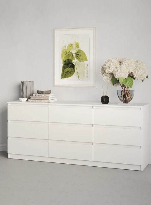 купить Комод MebelStar NEO 9S 180x43x75.5 White (MBS-1320) в Кишинёве 
