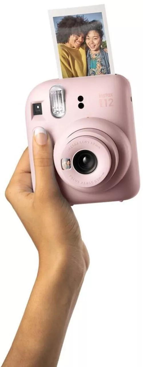 купить Фотоаппарат моментальной печати FujiFilm Instax mini 12 Blossom Pink cu husa, album foto si film 1x10 в Кишинёве 