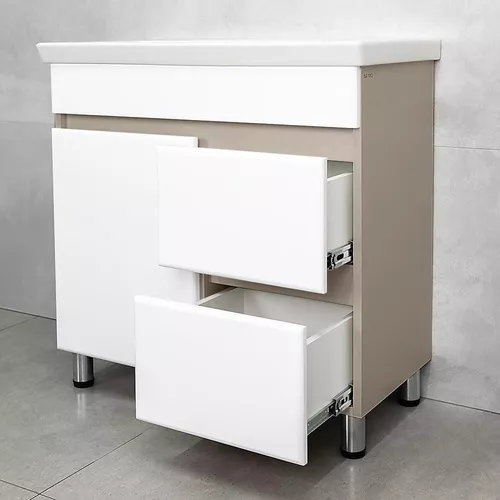 cumpără Dulap pentru lavoar Bayro Urbano Isik 850 серый камень în Chișinău 