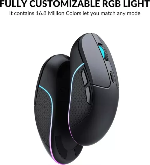 купить Мышь Keychron M3 Wireless Mouse USB Type-C, Black в Кишинёве 