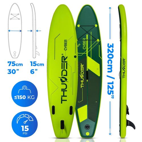 cumpără Accesoriu pentru înot Thunder CYBER 320cm, placa SUP-Board gonflabila în Chișinău 