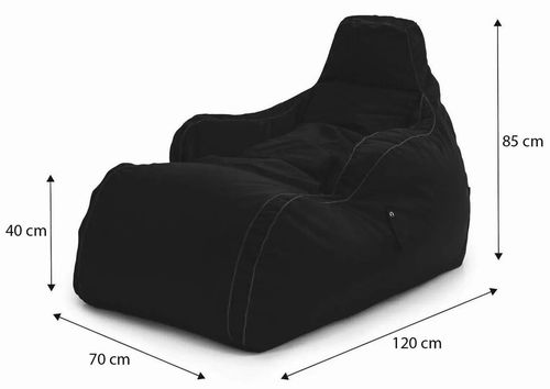 купить Кресло-мешок BeanBag BM5823, Кресло GigaByte из Оксфорда, синий, XXL в Кишинёве 