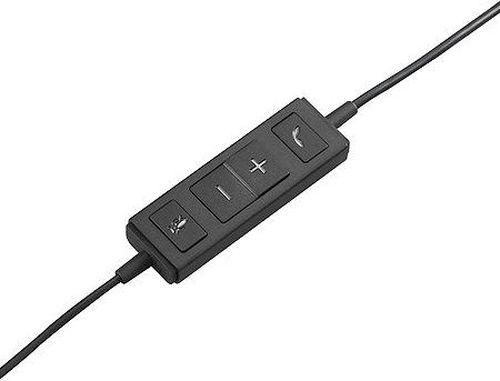 cumpără Logitech Headset USB Stereo H570e Black, Headset: 31.5Hz-20kHz, Microphone: 100Hz-18kHz, 2.5m cable, 981-000575 (casti cu microfon/наушники с микрофоном) în Chișinău 