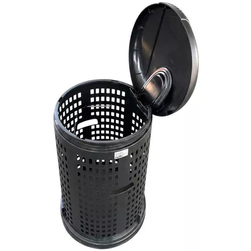 купить Урна для мусора Stefanplast 37188 Container cu suport pentru saci de gunoi de 100 L Trespolo (negru) в Кишинёве 