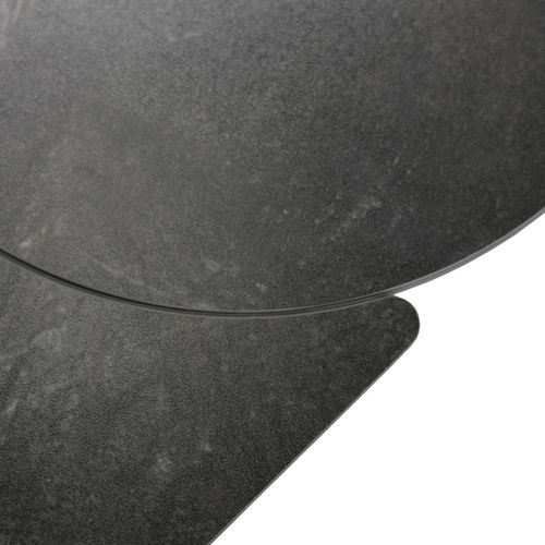 купить Стол Deco Novara 1400-2000x850x760 (HT2592-GN) Black (HY-271) в Кишинёве 