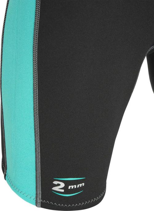 cumpără Accesoriu pentru înot Cressi-Sub LIDO LADY SHORTY WETSUIT black/aquamarine 2mm M/3 (LV457003) în Chișinău 