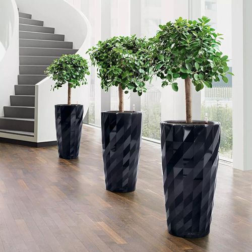 купить Цветочный горшок Lechuza Diamante Premium, White Matt в Кишинёве 