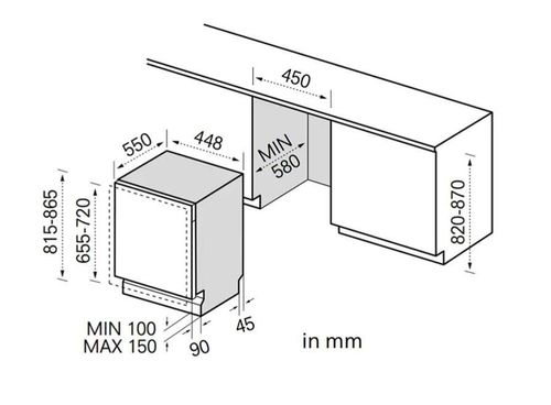 купить Встраиваемая посудомоечная машина Midea MDWEB1004MB-WI в Кишинёве 