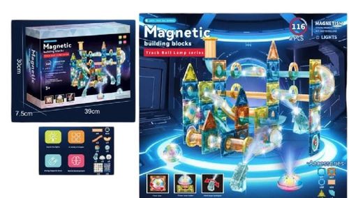 купить Конструктор Richi (22730) Constructor magnetic cu lumini в Кишинёве 