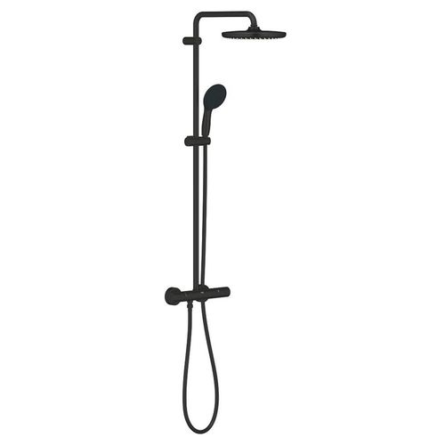 купить Душевая панель Grohe New Tempesta Cosmopolitan 250 Round Black Matt (termostatata) 266702431 в Кишинёве 