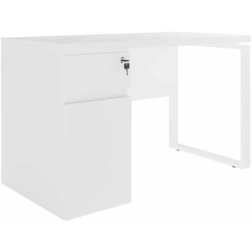 купить Офисный стол Deco Box incorporat 1200x600 (blat Alb+cadru Alb) в Кишинёве 