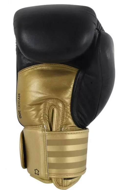 cumpără Articol de box Adidas ADIH200 Hybrid 200 Boxing Gloves Black/Gold 12oz în Chișinău 