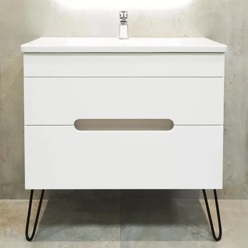 cumpără Dulap pentru lavoar Bayro универсальный Etna под умыв. Argo 800 белый мат în Chișinău 