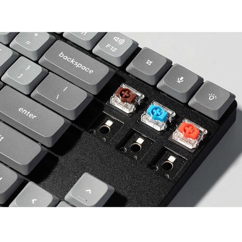 купить Клавиатура Keychron K1 Max QMK/VIA Wireless Custom Mechanical Keyboard (K1M-H1), Ultra-slim, 80% TKL layout, RGB Backlight, Gateron Low-Profile 2.0 Mechanical Red Switch, Hot-Swap, 2.4GHz&Bluetooth, USB Type-C, gamer  (tastatura/клавиатура) в Кишинёве 