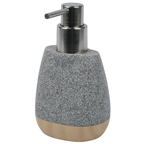 cumpără Dozator săpun Axentia 135846 Rim, imitație piatră/lemn 140ml, 8x15x6.5cm în Chișinău 